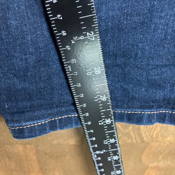 Chicos Womens Jeans Blue Mid Rise So Slimming Lifting Straight Stretch 1 - Picture 8 of 11